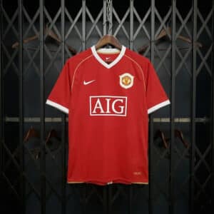 manchester united home retro shift 06-07-25-26 front