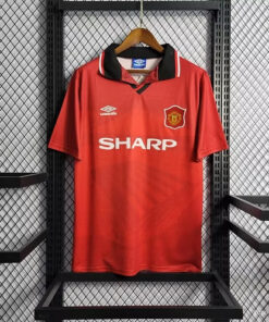 manchester united home retro shift 94-96 front