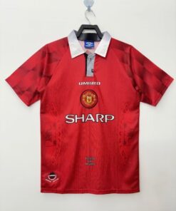 manchester united home retro shift 96-97 front