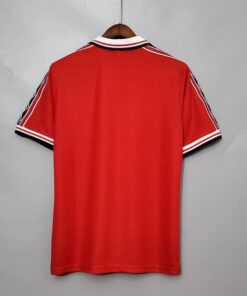 manchester united home retro shift 98-99 back