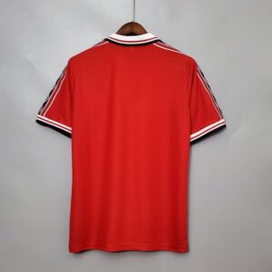 manchester united home retro shift 98-99 back