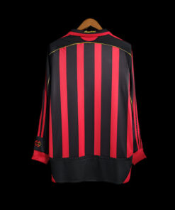 Alternative view of AC Milan Home 06/07 - Retro Long Sleeve