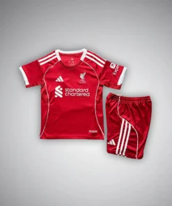 25/26 Liverpool Home Kids Size Kit