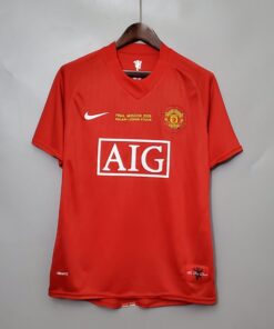2007-2008 Manchester United retro kit