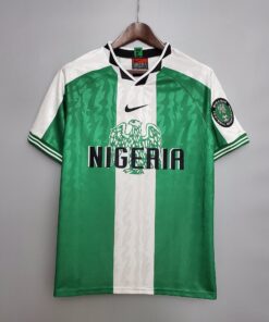 Alternative view of 1996 Nigeria Home retro kit