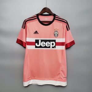 2015-2016 Juventus away retro kit pink