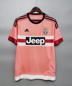 2015-2016 Juventus away retro kit pink