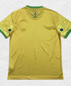 Alternative view of Brazil 2024/25 Yellow 'JESUS CHRIST THE REDEEMER' SPECIAL EDITION SHIRT