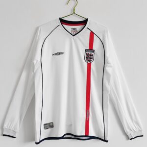 2002 England Home Long Sleeves