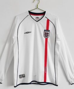 2002 England Home Long Sleeves