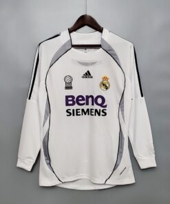 2006-2007 Real madrid Home kit (long sleeve)