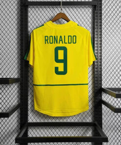 Brazil Back Retro 2002 Home World Cup