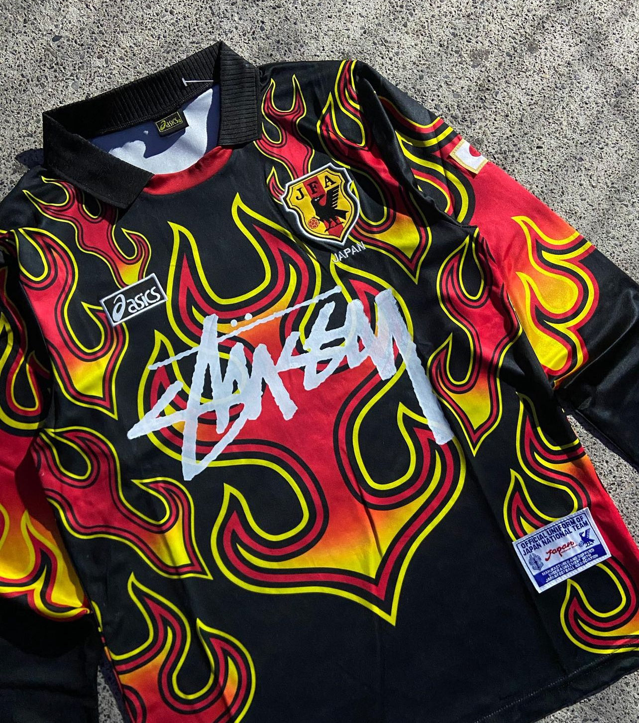 Japan Retro Fire X Stussy Limited Edition | Football Jerseys