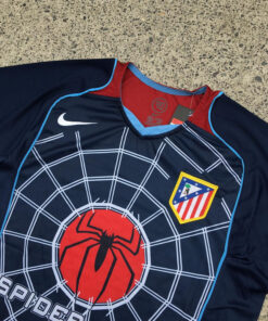 Alternative view of Atletico de Madrid Spiderman jersey