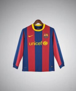 FC Barcelona 2010-2011 Long Sleeve Home Kit