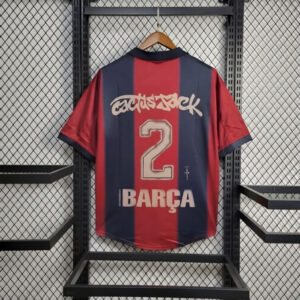 barcelona travis scott sklelton jersey 25-26 back