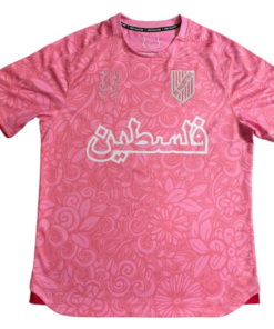 FC Palestina X Farrah Azam Collab shirt Palestine Pink kit
