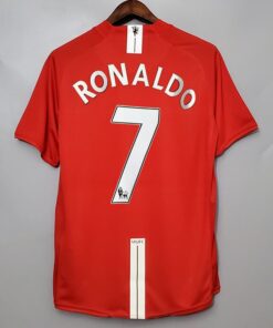 Alternative view of 2007-2008 Manchester United retro kit
