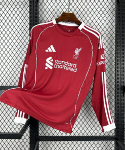 liverpool home jersey full sleeve-25-26 front