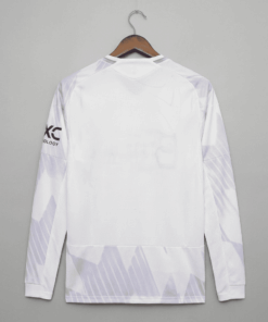 manchester united away jersey long sleeve full sleeve 25-26 back