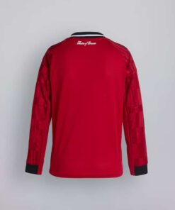 manchester united home jersey full sleeve 25-26 back