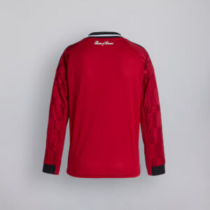 manchester united home jersey full sleeve 25-26 back