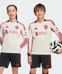 Liverpool FC 25/26 Long Sleeve Away Jersey Kids