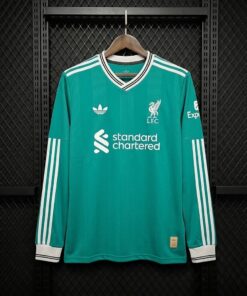 liverpool third jersey long sleeve full leeve 25-26 front